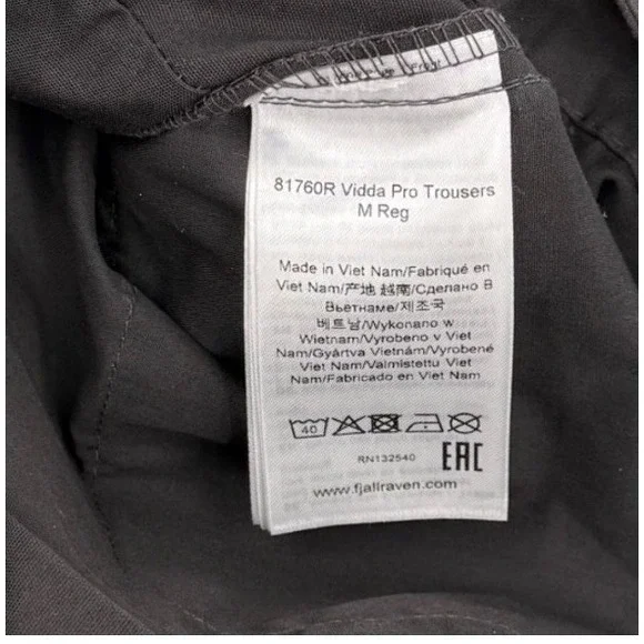 Fjallraven Vidda Pro Pants G-1000 Mens 29 Dark Gray‎ Cargo Outdoors